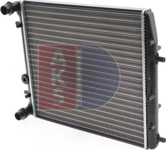 AKS Dasis 040008N - Радиатор, охлаждение двигателя autodnr.net