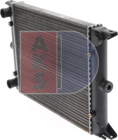 AKS Dasis 040020N - Радіатор, охолодження двигуна autocars.com.ua