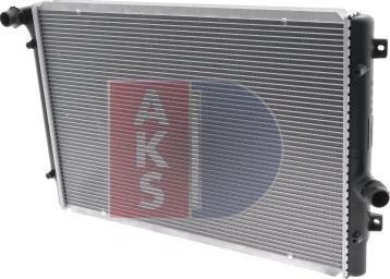 AKS Dasis 040026N - Радиатор, охлаждение двигателя autodnr.net