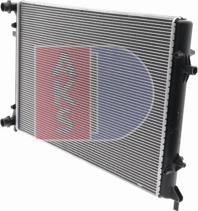 AKS Dasis 040031N - Радіатор, охолодження двигуна autocars.com.ua