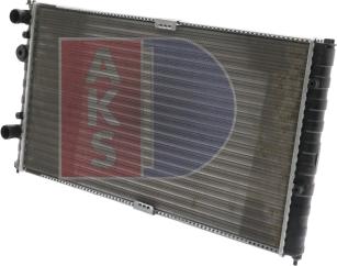 AKS Dasis 040038N - Радіатор, охолодження двигуна autocars.com.ua