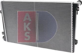 AKS Dasis 040039N - Радіатор, охолодження двигуна autocars.com.ua