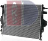 AKS Dasis 040046N - Радіатор, охолодження двигуна autocars.com.ua