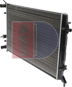 AKS Dasis 040049N - Радіатор, охолодження двигуна autocars.com.ua