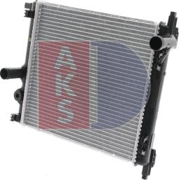 AKS Dasis 040050N - Радіатор, охолодження двигуна autocars.com.ua