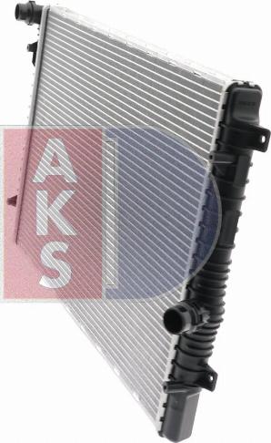 AKS Dasis 040062N - Радіатор, охолодження двигуна autocars.com.ua