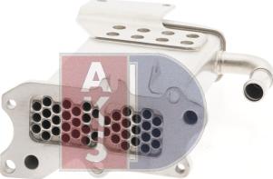 AKS Dasis 040079N - Радіатор, рециркуляція ОГ autocars.com.ua
