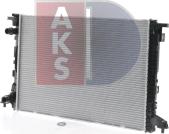 AKS Dasis 040092N - Радіатор, охолодження двигуна autocars.com.ua