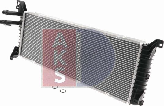 AKS Dasis 040097N - Радіатор, охолодження двигуна autocars.com.ua