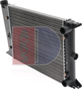 AKS Dasis 040100N - Радіатор, охолодження двигуна autocars.com.ua