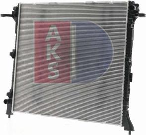 AKS Dasis 040119N - Радіатор, охолодження двигуна autocars.com.ua