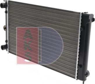 AKS Dasis 040190N - Радіатор, охолодження двигуна autocars.com.ua