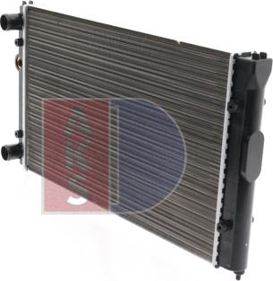 AKS Dasis 040330N - Радіатор, охолодження двигуна autocars.com.ua