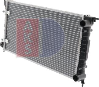AKS Dasis 040360N - Радіатор, охолодження двигуна autocars.com.ua