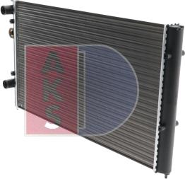 AKS Dasis 040720N - Радіатор, охолодження двигуна autocars.com.ua