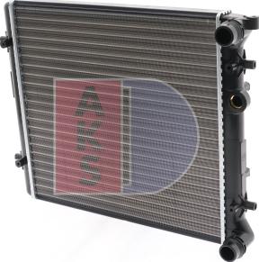 AKS Dasis 040810N - Радиатор, охлаждение двигателя autodnr.net