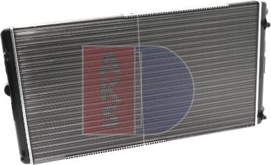 AKS Dasis 041001N - Радіатор, охолодження двигуна autocars.com.ua