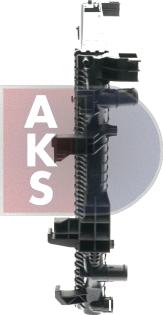 AKS Dasis 041006N - Радіатор, охолодження двигуна autocars.com.ua