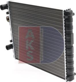 AKS Dasis 041310N - Радіатор, охолодження двигуна autocars.com.ua