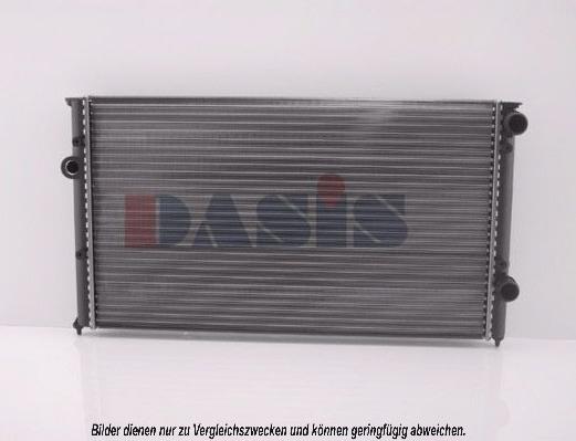 AKS Dasis 041350N - Радіатор, охолодження двигуна autocars.com.ua