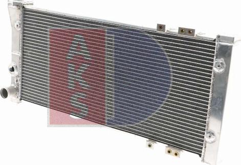 AKS Dasis 041810AL - Радіатор, охолодження двигуна autocars.com.ua