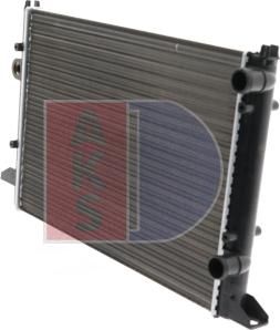 AKS Dasis 041920N - Радіатор, охолодження двигуна autocars.com.ua