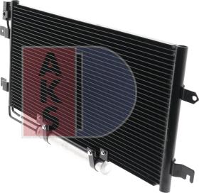 AKS Dasis 042007N - Конденсатор, кондиціонер autocars.com.ua