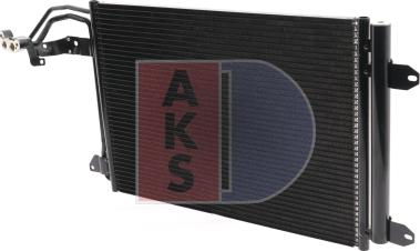 AKS Dasis 042008N - Конденсатор, кондиціонер autocars.com.ua
