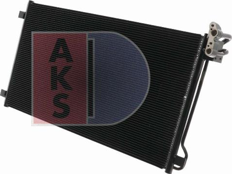 AKS Dasis 042038N - Конденсатор, кондиціонер autocars.com.ua