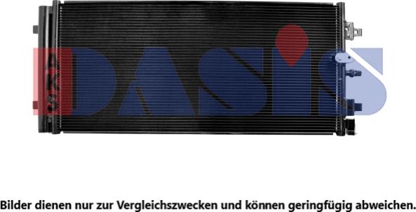 AKS Dasis 042043N - Конденсатор, кондиціонер autocars.com.ua
