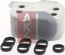 AKS Dasis 046038N - Масляний радіатор, рухове масло autocars.com.ua