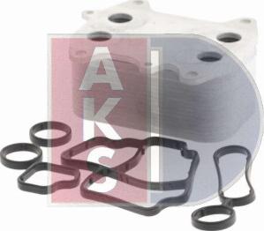 AKS Dasis 046051N - Масляний радіатор, рухове масло autocars.com.ua