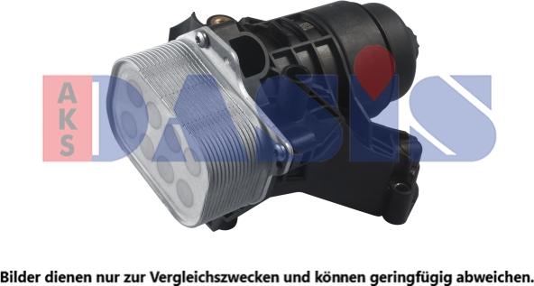 AKS Dasis 046052N - Масляный радиатор, двигательное масло autodnr.net