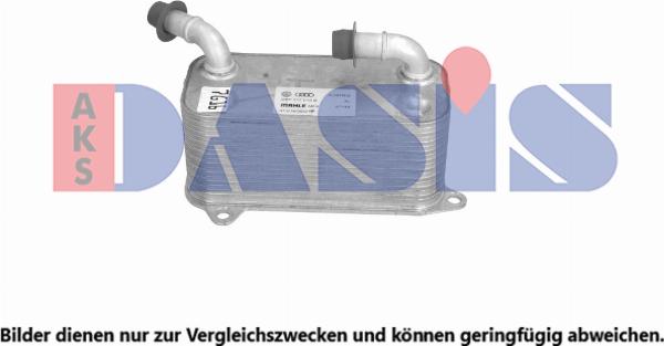 AKS Dasis 046081N - Масляний радіатор, автоматична коробка передач autocars.com.ua