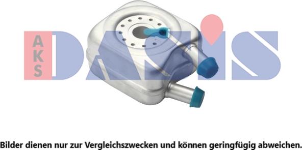 AKS Dasis 046110N - Масляный радиатор, двигательное масло autodnr.net