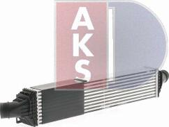 AKS Dasis 047049N - Интеркулер autocars.com.ua