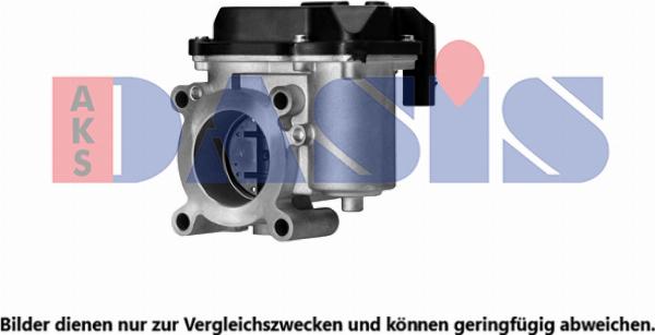 AKS Dasis 047063N - Патрубок дросельної заслінки autocars.com.ua