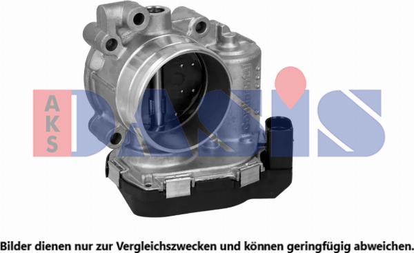 AKS Dasis 047064N - Патрубок дросельної заслінки autocars.com.ua