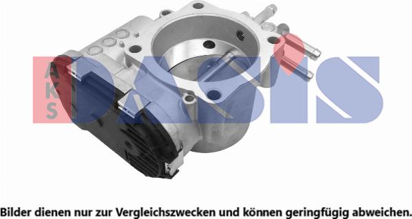 AKS Dasis 047065N - Патрубок дросельної заслінки autocars.com.ua