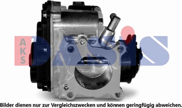 AKS Dasis 047066N - Патрубок дросельної заслінки autocars.com.ua