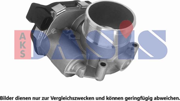 AKS Dasis 047068N - Патрубок дросельної заслінки autocars.com.ua