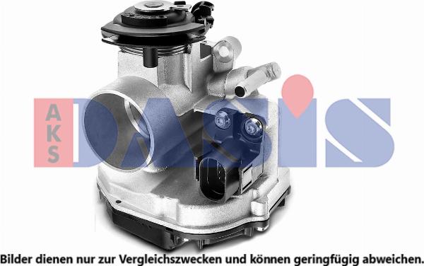 AKS Dasis 047069N - Патрубок дросельної заслінки autocars.com.ua