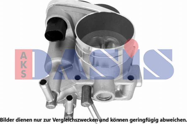 AKS Dasis 047071N - Патрубок дросельної заслінки autocars.com.ua