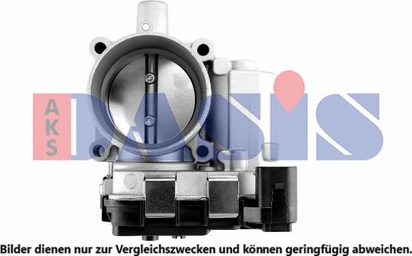 AKS Dasis 047073N - Патрубок дросельної заслінки autocars.com.ua