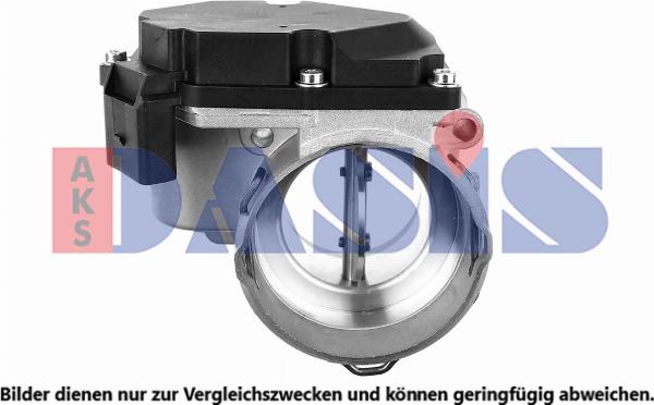 AKS Dasis 047074N - Патрубок дросельної заслінки autocars.com.ua