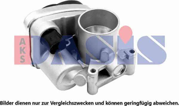 AKS Dasis 047076N - Патрубок дросельної заслінки autocars.com.ua