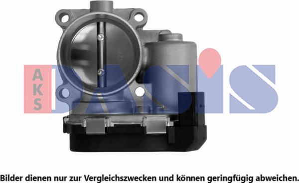 AKS Dasis 047077N - Патрубок дросельної заслінки autocars.com.ua