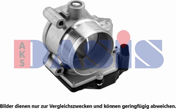 AKS Dasis 047078N - Патрубок дросельної заслінки autocars.com.ua