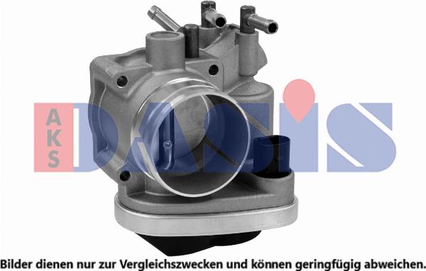 AKS Dasis 047079N - Патрубок дросельної заслінки autocars.com.ua