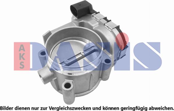 AKS Dasis 047082N - Патрубок дросельної заслінки autocars.com.ua